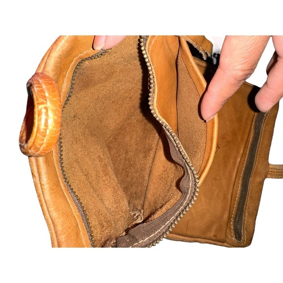 JWM DERR Bend Oregon USA Leather Toiletry Pouch - Picture 4 of 6